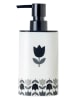 Vigar Zeepdispenser "Tulip" zwart/wit - 340 ml