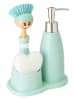 Vigar 3-delige set: afwasorganizer "Dolls" turquoise