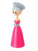 Vigar Afwasborstel roze - (H)24,5 cm