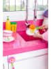 Vigar 3-delige set: afwasorganizer "Flower power" geel