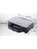 Adler Sandwichmaker "CR 3054" in Silber/ Schwarz