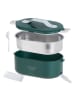 Adler Elektryczny lunchbox "AD 4522" w kolorze zielonym - 800 ml