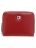 PICARD Leder-Geldbörse "Black tie" in Rot - (B)12 x (H)10 x (T)2 cm