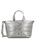 PICARD Leder-Henkeltasche "2 Night" in Silber - (B)35 x (H)22 x (T)10 cm