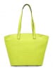 PICARD Leder-Shopper "PPPP" in Limette - (B)43 x (H)31 x (T)14,5 cm