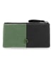 PICARD Leder-Geldbörse "Match 1" in Grün/ Schwarz - (B)17 x (H)10 x (T)2 cm
