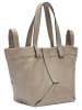 LIEBESKIND BERLIN Leder-Shopper in Taupe - (B)47 x (H)34 x (T)18 cm