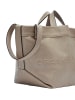 LIEBESKIND BERLIN Leder-Shopper in Taupe - (B)47 x (H)34 x (T)18 cm