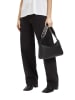 LIEBESKIND BERLIN Leder-Schultertasche in Schwarz - (B)32 x (H)17,5 x (T)12 cm