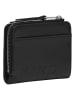 LIEBESKIND BERLIN Leder-Geldbörse "Toni" in Schwarz - (B)11 x (H)9,5 x (T)2 cm