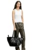 LIEBESKIND BERLIN Skórzany shopper bag w kolorze czarnym - 47 x 34 x 18 cm