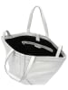 LIEBESKIND BERLIN Leder-Shopper in Weiß - (B)47 x (H)34 x (T)18 cm