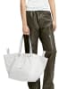 LIEBESKIND BERLIN Leder-Shopper in Weiß - (B)47 x (H)34 x (T)18 cm