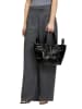 LIEBESKIND BERLIN Leder-Shopper in Schwarz - (B)47 x (H)34 x (T)18 cm