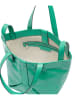 LIEBESKIND BERLIN Skórzany shopper bag w kolorze turkusowym - 47 x 34 x 18 cm