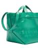 LIEBESKIND BERLIN Skórzany shopper bag w kolorze turkusowym - 47 x 34 x 18 cm