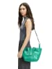 LIEBESKIND BERLIN Skórzany shopper bag w kolorze turkusowym - 47 x 34 x 18 cm