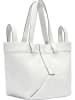 LIEBESKIND BERLIN Leder-Shopper in Weiß - (B)47 x (H)34 x (T)18 cm