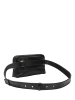 LIEBESKIND BERLIN Leder-Gürteltasche in Schwarz - (B)31 x (H)21 x (T)10 cm