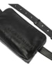LIEBESKIND BERLIN Leder-Gürteltasche in Schwarz - (B)31 x (H)21 x (T)10 cm