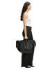 LIEBESKIND BERLIN Leder-Shopper in Schwarz - (B)47 x (H)34 x (T)18 cm