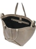 LIEBESKIND BERLIN Leder-Shopper in Taupe - (B)47 x (H)34 x (T)18 cm