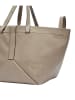 LIEBESKIND BERLIN Leder-Shopper in Taupe - (B)47 x (H)34 x (T)18 cm