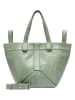 LIEBESKIND BERLIN Leder-Shopper in Mint - (B)47 x (H)34 x (T)18 cm
