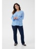 KAFFE curve Blouse lichtblauw
