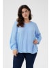 KAFFE curve Blouse lichtblauw