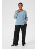 KAFFE curve Blouse lichtblauw