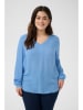KAFFE curve Blouse blauw