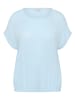 KAFFE curve Bluse in Hellblau