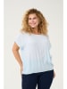 KAFFE curve Bluse in Hellblau