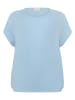 KAFFE curve Bluse in Hellblau