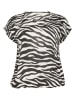 KAFFE curve Blouse zwart/wit
