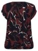 KAFFE curve Blouse bruin/zwart/wit