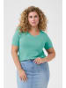 KAFFE curve Shirt groen