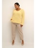 KAFFE curve Pullover in Gelb