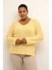 KAFFE curve Pullover in Gelb