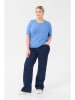 KAFFE curve Pullover in Hellblau