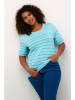 KAFFE curve Pullover in Hellblau
