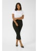 KAFFE curve Caprihose in Schwarz
