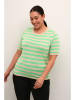 KAFFE curve Trui groen/beige