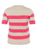 KAFFE curve Pullover in Beige/ Pink