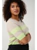 KAFFE curve Trui beige/groen