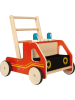 small foot Loopwagen “Brandweer” in rood - 12 maanden