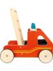 small foot Loopwagen “Brandweer” in rood - 12 maanden
