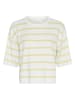 MOSS COPENHAGEN Shirt in Gelb/ Weiß