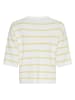 MOSS COPENHAGEN Shirt in Gelb/ Weiß